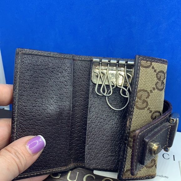 Gucci Vintage Beige and Brown key holder wallet - Picture 10 of 10